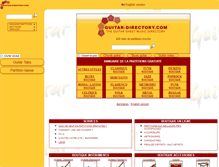 Tablet Screenshot of guitar-directory.com